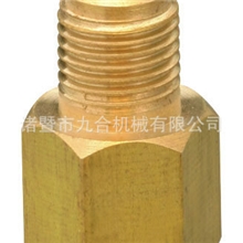 诸暨九合批量生产供应内外转换黄铜接头铜配件