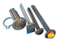 生产供应法兰式水加热管、电热管