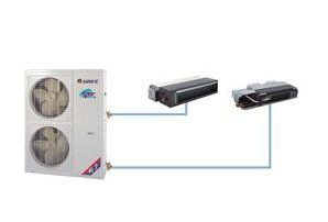 格力家用中央空调一拖二