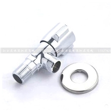 不锈钢豪华角阀加长加厚三通阀门通用冷热进水阀三角阀