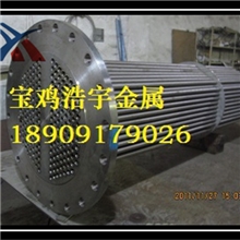 纯钛耐腐蚀换热器TA2纯钛耐腐蚀热交换器u型钛换热器生产加工