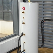 供应优质宣纳尔200L双盘管搪瓷水箱