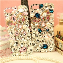 苹果5代iPhone5钻壳iphone4/4S宝石苹果4代手机壳水钻外壳保护套