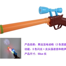 玩具批发夜市地推货源/电动光头强猎枪投影枪/儿童玩具熊出没玩具