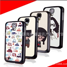 批发三星S4手机壳i9500闪粉卡通情侣手机保护套卡通手机保护壳
