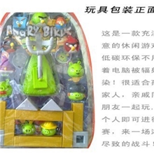 愤怒的小鸟太空版实战带音乐玩具背包儿童积木公仔2278