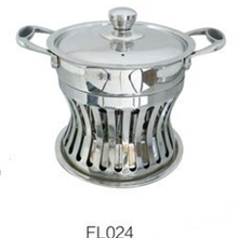 不锈钢小火锅加厚个人小火锅环保安全燃料火锅液体燃料火锅