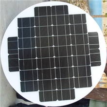 厂家直销圆形太阳能电池板100W太阳能光伏面板太阳能电池片
