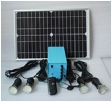 畅销国外20W太阳能灯系统