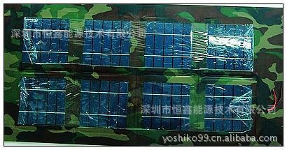 深圳太阳能帆布折叠包工厂便携充电板，太阳能移动电源