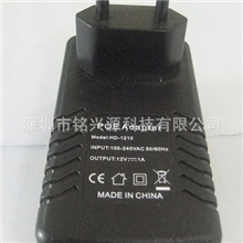 厂家直销12V1APOE电源挂墙式POE适配器以太网电源网线电源
