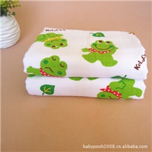 蜂巢纱布纯棉浴巾洗澡巾毛巾盖被巾婴幼儿必备90*90热卖款