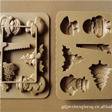 烘培必备圣诞老人套装硅胶蛋糕模具巧克力硅胶模具果冻模具