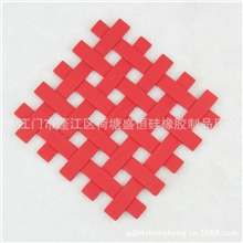 厂家专业订做批发加厚耐高温硅胶垫餐桌隔热垫井字垫烘焙垫