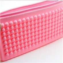 爆款拉链硅胶手包低价加工颜色可选-防滑耐用-时尚环保