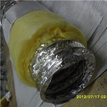 保温软管厂家玻纤布铝箔保温伸缩软管空调保温软管保温伸缩管