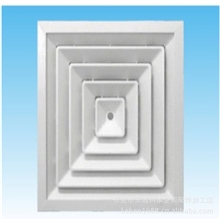 ABS风口&mdash;w108、方形四垂扩散出风口出风口塑料风咀