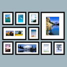 供应礼品相框相架玻璃1.1mm-19mm普通白玻钢化面板丝印加工