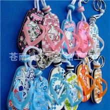 【新品上市】热销爆款超实惠可爱EVA拖鞋钥匙扣滴胶钥匙扣