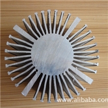 佛山铝散热器厂直供LED太阳花散热器铝型材工业电子散热铝型材