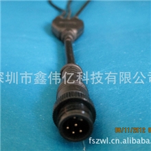 专业生产一出三太阳能隧道灯具泛光等投射灯电源插头线