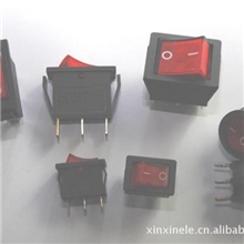 椭圆形船型开关带灯二脚三脚四脚六脚船型翘板开关两档三档