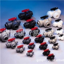 大量供应精密优质电动球阀阀体GF球阀管件PVDF管件球阀批发