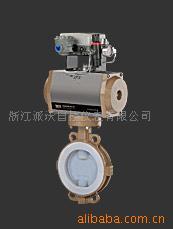 气动防腐衬氟调节（切断）蝶阀-派沃自控
