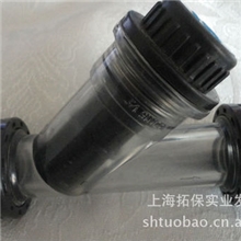 现货供应UPVCY型过滤器PVC工业级透明Y型过滤器DN25