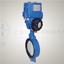 电子式电动蝶阀、带手轮电动衬胶电动蝶阀