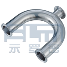厂家直销供应卫生级不锈钢U型三通供应卡箍式