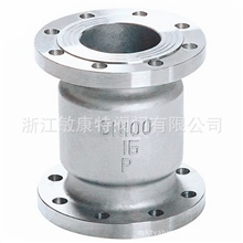 H42W不锈钢立式止回阀法兰立式止回阀