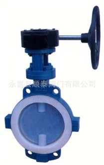 D371F46对夹衬氟蝶阀厂家，全衬蝶阀，对夹蝶阀