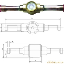 视液镜供应AKJ型商用中央空调、冷库制冷配件