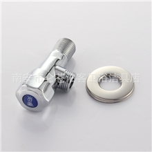 泊客锌合金三角阀南安卫浴水龙头厂家批发水管止水阀五金管件