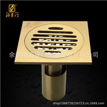 全铜大排水地漏防臭防堵厂家直供贴牌服务