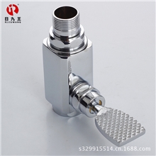 日九王卫浴全铜032.立式手压冲洗阀大便延时自闭脚踏式冲洗阀