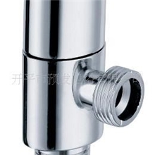 预发卫浴供应连接马桶热水器花洒全铜椭圆冷热水角阀/水阀