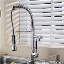 格斯迪雅厂家批发全铜抽拉水龙头厨房冷热水龙头厨房水龙头