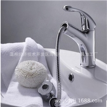 供应外贸水龙头迪雅卫浴抽面盆水龙头全铜水龙头抽拉面盆