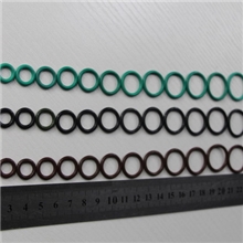 生产进口氟胶耐高温酸碱耐磨密封圈棕色O型圈小规格氟胶O型圈