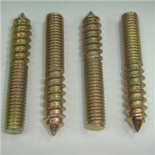 厂家加工定制大量供应单尖双头牙螺钉自攻螺丝五金紧固件