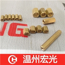 圆六角M2M3铜螺柱铜柱，铜柱厂家