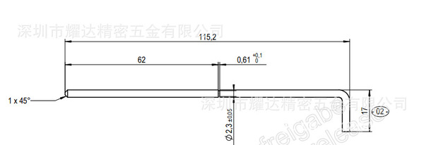 专业加工弯勾（铁勾）m2*3按客户要求订做制作精密，材质优良