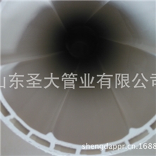 厂家生产民用建筑用的噪音小的PVC-U中空螺旋消音塑料排水管