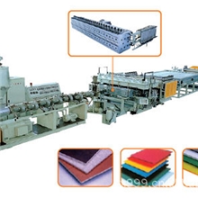 供应PC，PP，PE和PVC中空板材挤出生产线