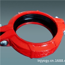 厂家直销消防专用沟槽卡箍三通弯头，物美价廉