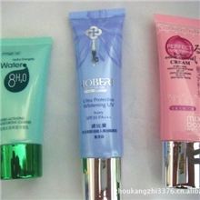 供应净斑霜软管化妆品塑料软管包装PE塑胶包装软管铝塑软管