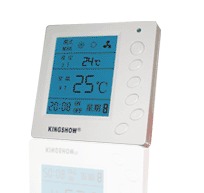 优提普电地暖温控器(大液晶大功率双温双控),认准KINGSHOW品牌