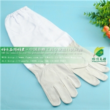 白色出口养蜂手套防蜂防蜇防刺防割手套羊皮手套厂家外贸直销